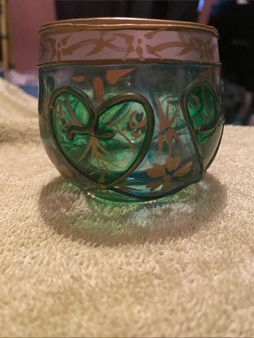 Decorative Glass Tea Candle Holder